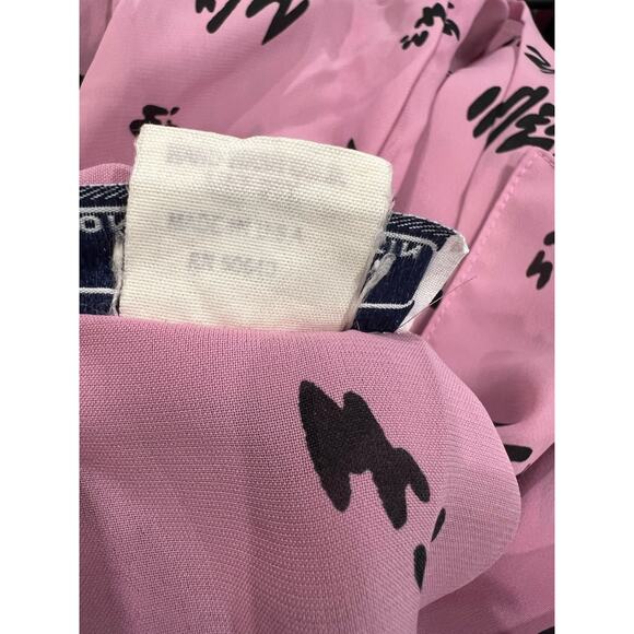 Vintage 80s Jonathan Martin Sheer Secretary Day Dress Medium - Picture 10 of 10